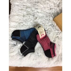 SO low cut stripes socks 6 pair 2/3 packs sock size 9-11 shoe size 6-9 p…